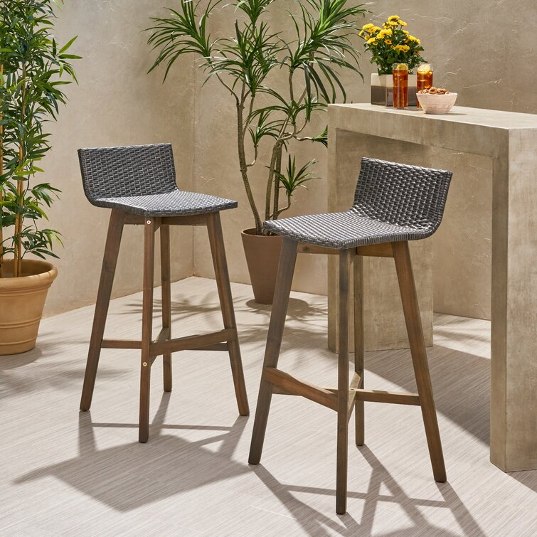 Contemporary outdoor best sale bar stools